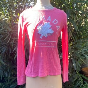 Old Navy Pink Long Sleeve Tee